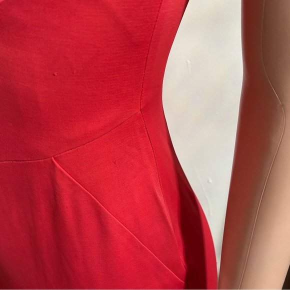 REISS Women’s Red Fitted Sheath Mini Dress - Picture 10 of 16